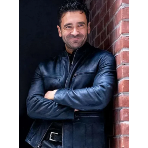 Saint-Pierre Fitz Black Leather Jacket